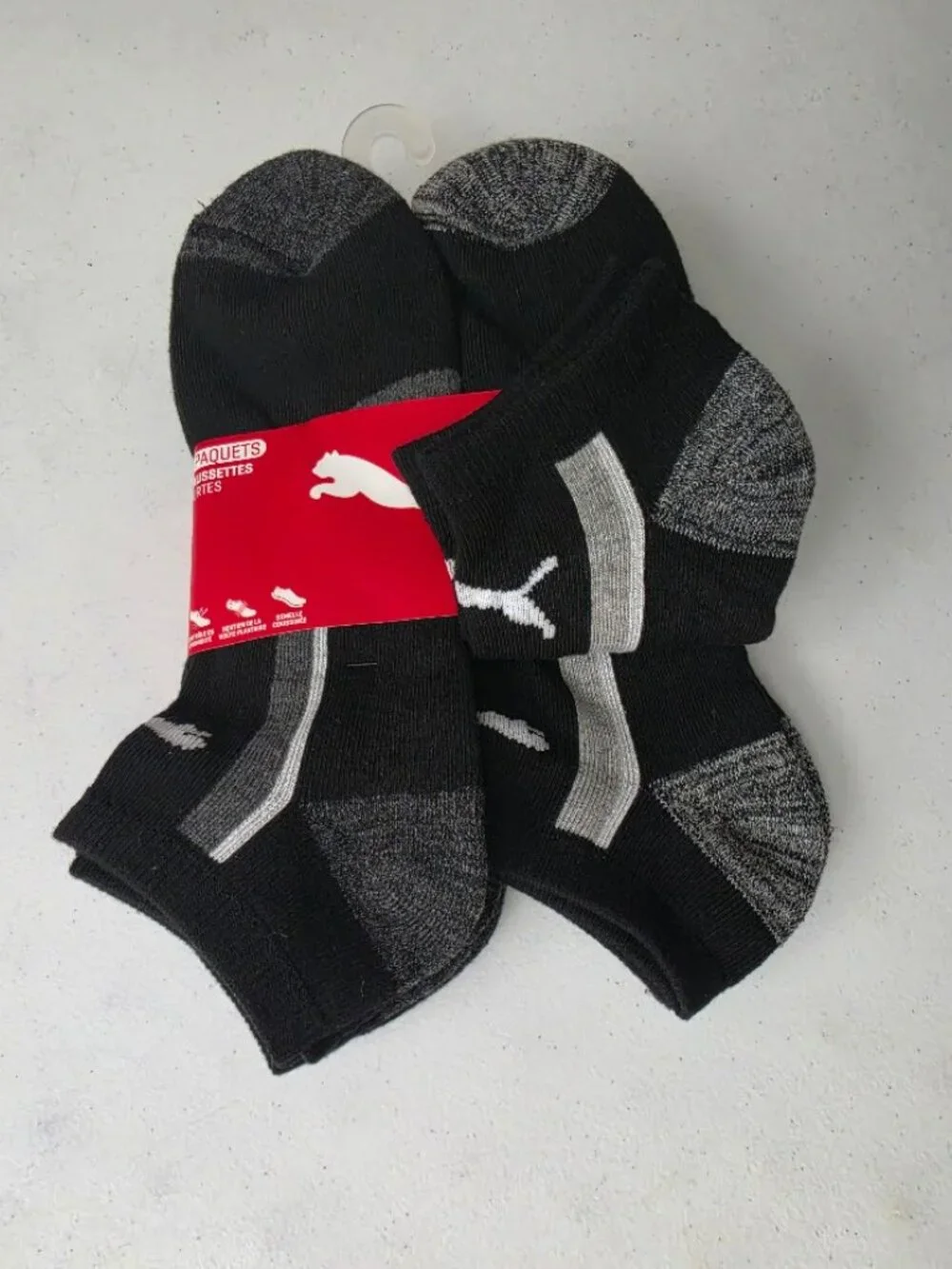 Puma men's low cut socks 6 pack.